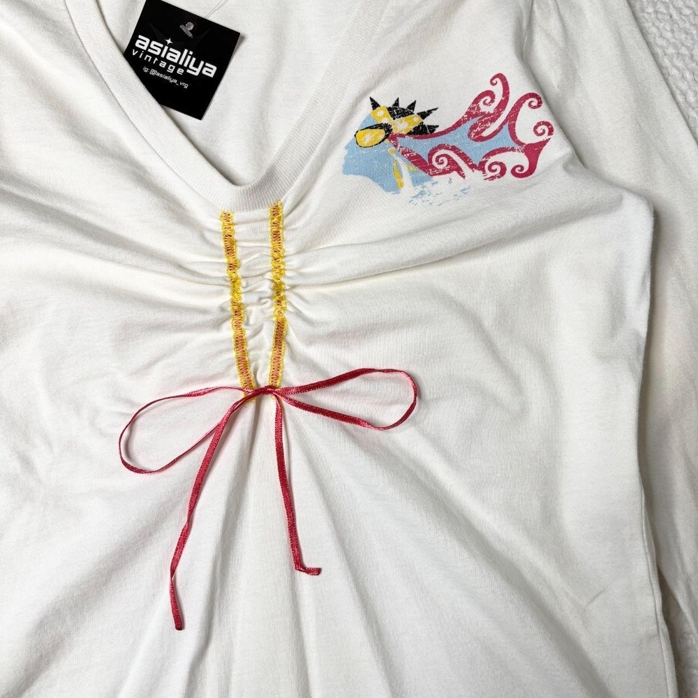 Diesel ruched graphic long sleeve - Picture 2 of 7
